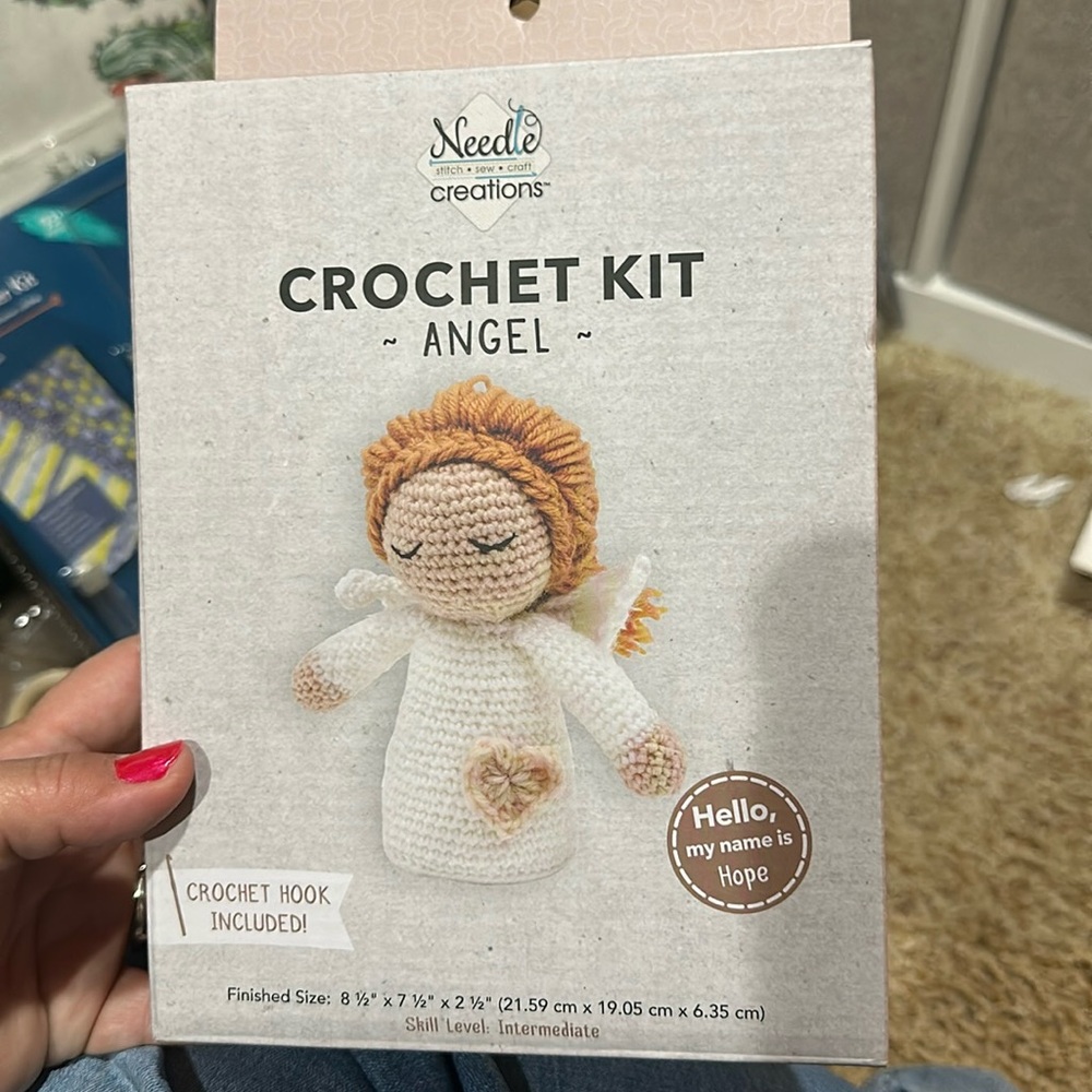 New in Box Angel Crochet kit